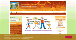 Desktop Screenshot of detska-planeta.cz